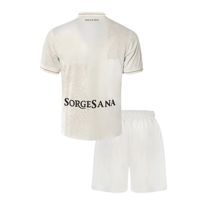 Napoli 
 Fora 
Camisas Infantis 
Conjunto 2025/26 
 Branco