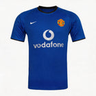 Retrô Manchester United Terceira Camisa 2002/03 Azul