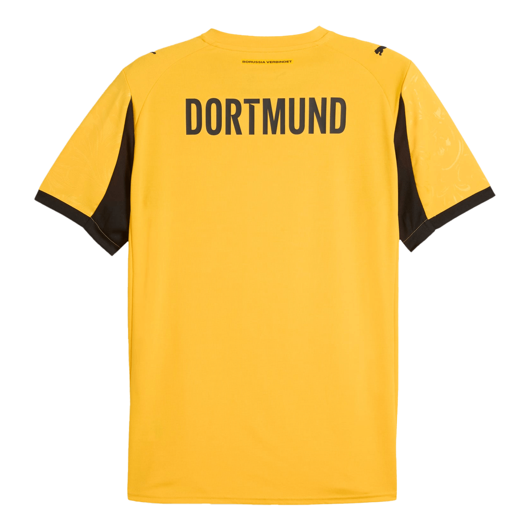 Borussia Dortmund Temporada Copa Camisa de Manga Curta 2025/26 Amarela