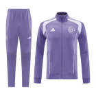Manchester United Conjunto Casaco(Blusão+Calça) Formação Blusão 2025/26 Roxo