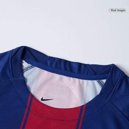 LAMINE YAMAL #10 Barcelona Casa Camisa 2025/26- Vermelho&Azul