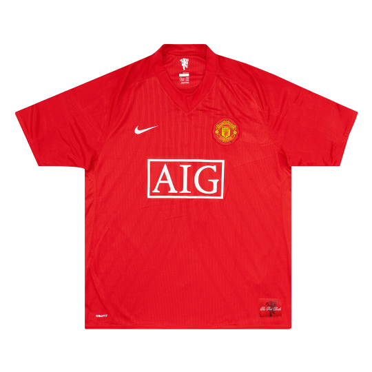 Custom Manchester United Home Soccer Jersey RONALDO #7 2007/08