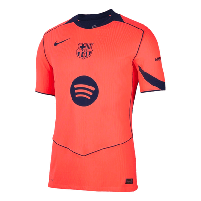 Jogador ROONY #28 Barcelona Fora Terceira Futebol Camisas 2025/26 Laranja