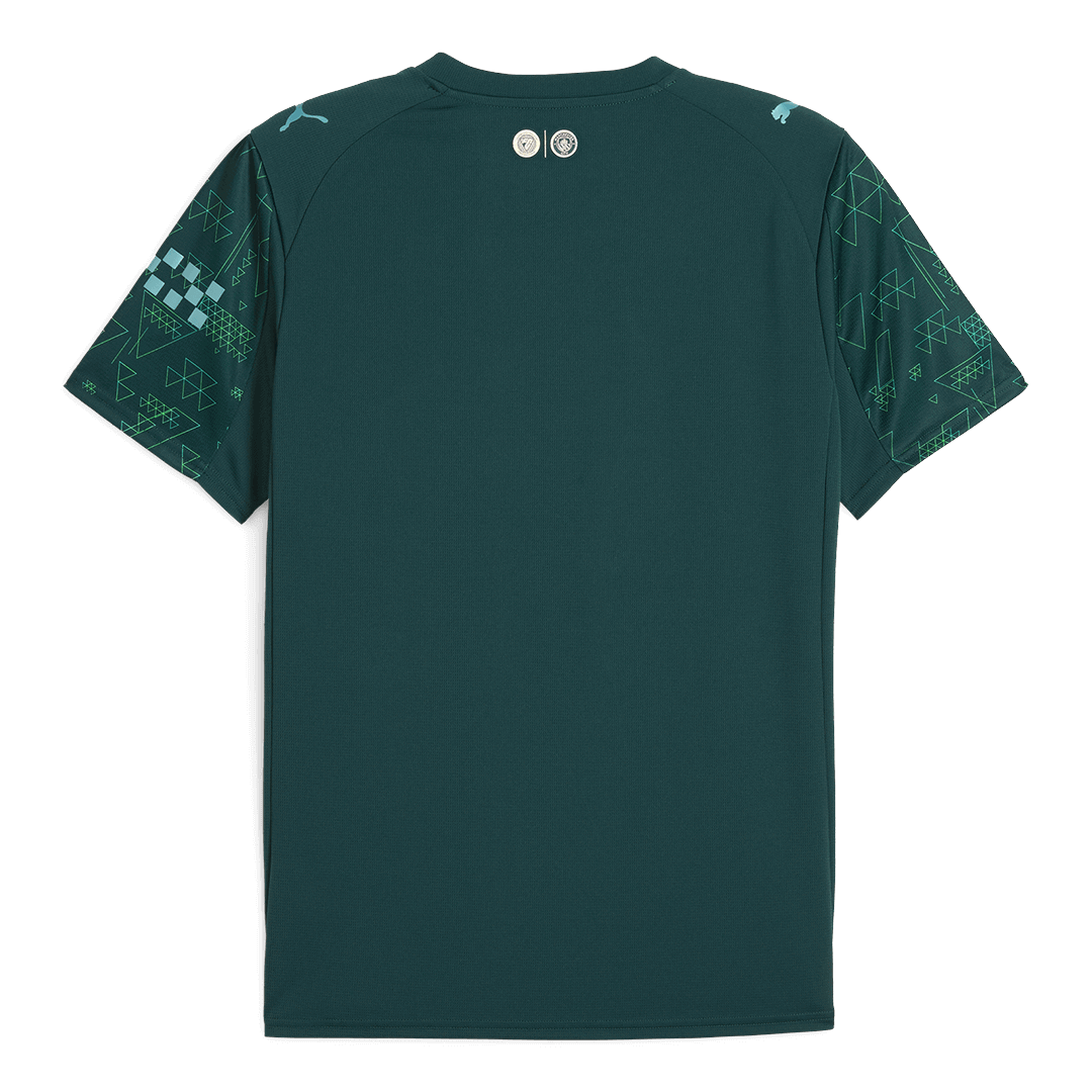 Manchester City 
 Quarta Camisa Conjunto(Camisa+Calções) 2025/26 Verde