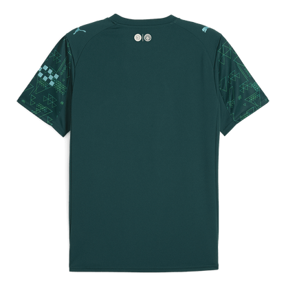 Manchester City 
 Quarta Camisa Conjunto(Camisa+Calções) 2025/26 Verde