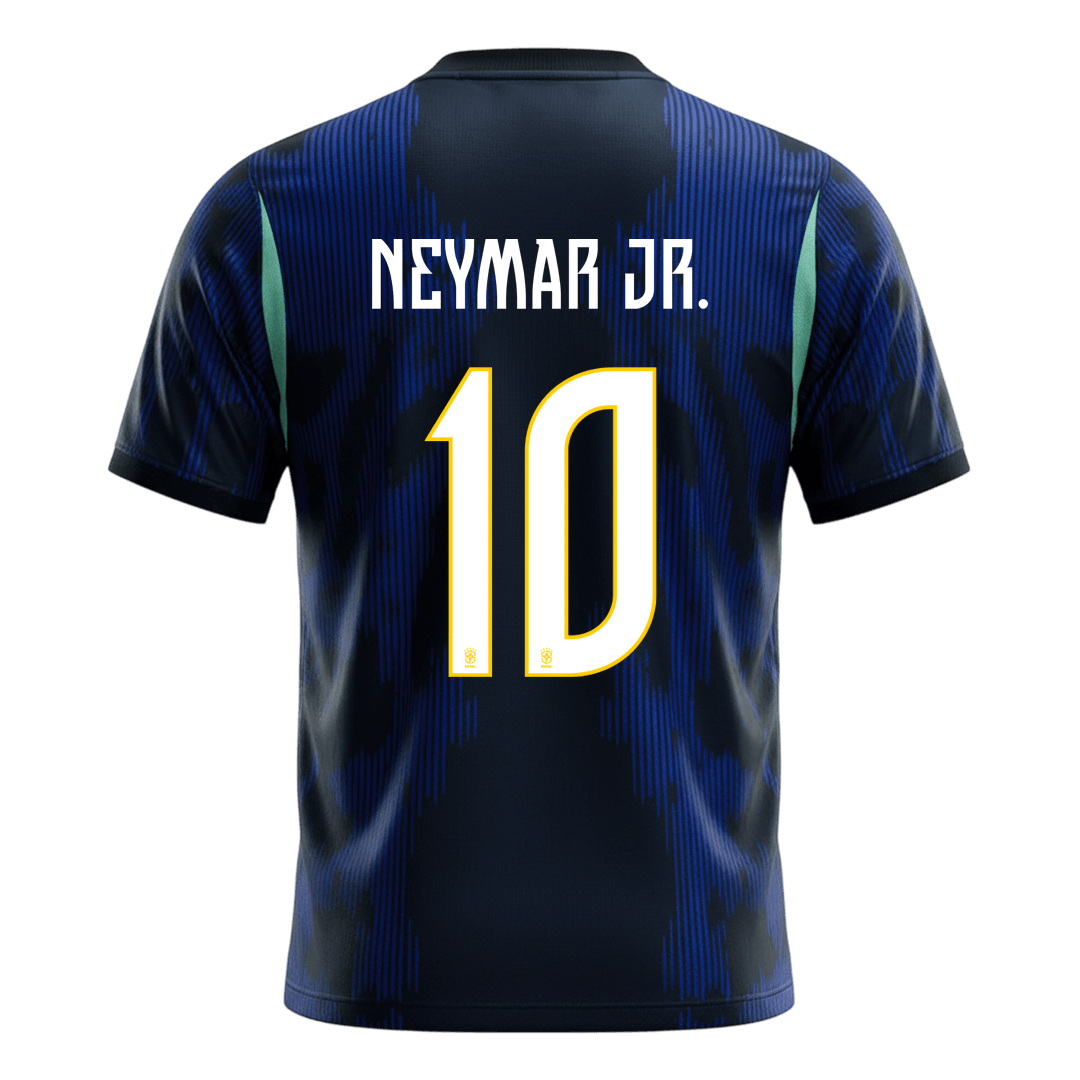NEYMAR JR. #10 Brazil Fora Copa do Mundo Camisa 2026 Marinha