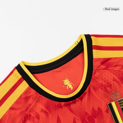 Jogador DE BRUYNE #7 Belgium Casa World Cup Futebol Camisas 2026 Vermelho