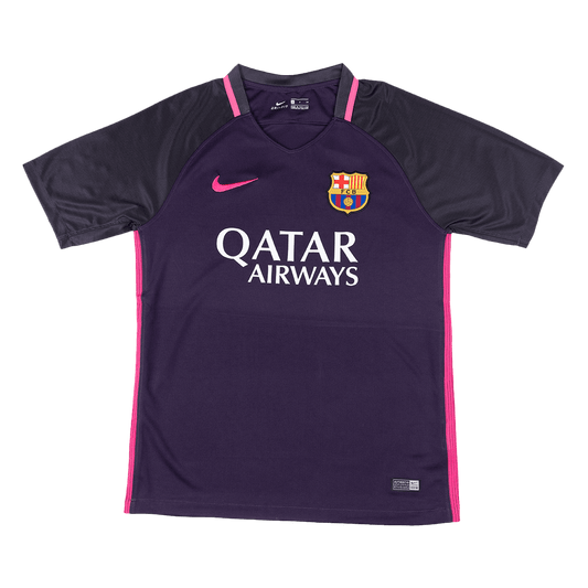 Retrô Barcelona Fora Camisa 2016/17 Roxo