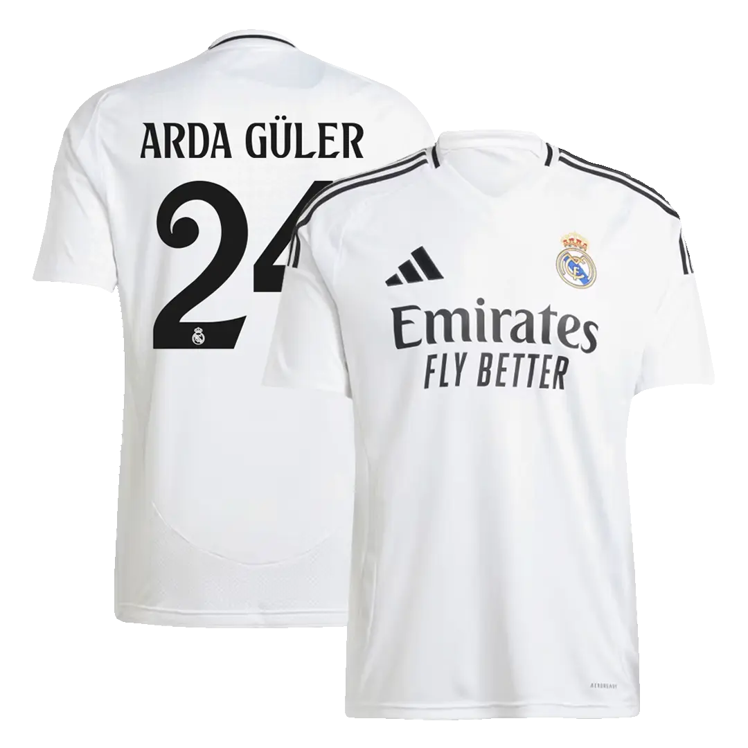 Real Madrid football shirt ARDA G¨1ler #24 Home 2024/25