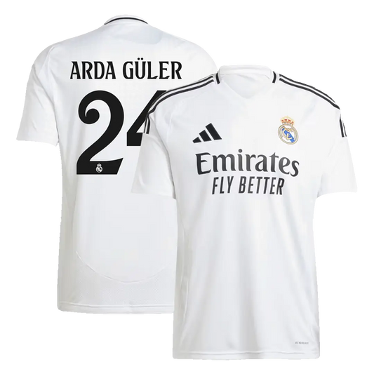 Real Madrid football shirt ARDA G¨1ler #24 Home 2024/25