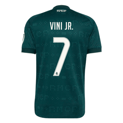 VINI JR. #7 Real Madrid Fora Camisa 2026/27 Verde