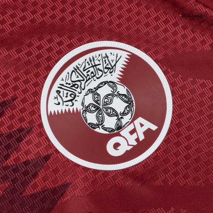 Versão do Jogador Catar Casa Copa do Mundo Futebol Camisas 2026 Vermelho