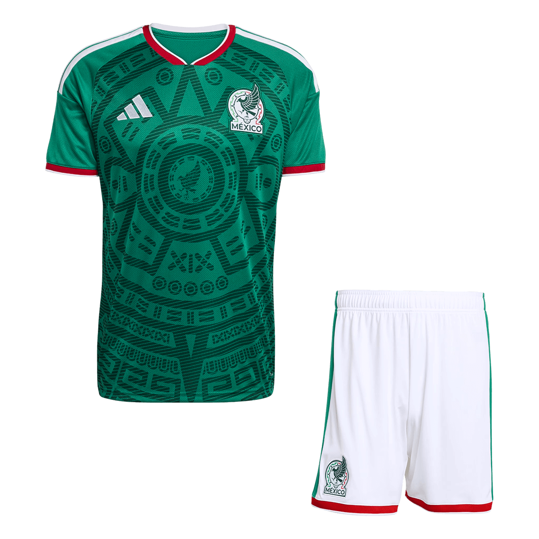 Mexico Casa World Cup Camisa Conjunto(Camisa+Calções) 2026 Verde