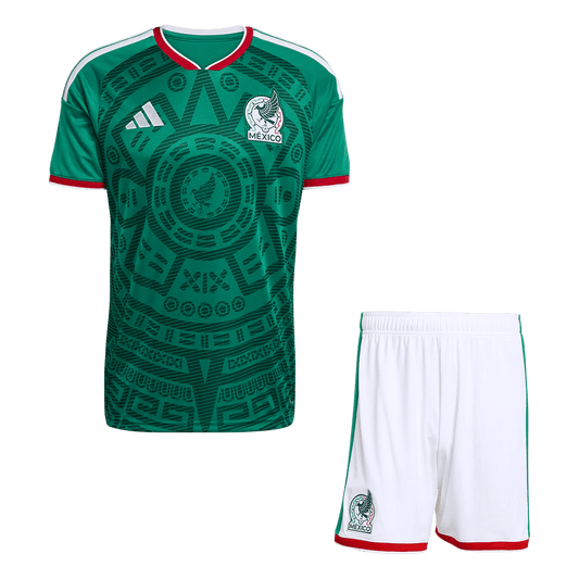 Mexico Casa World Cup Camisa Conjunto(Camisa+Calções) 2026 Verde