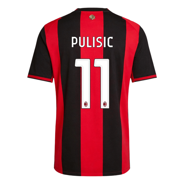Versão do Jogador PULISIC #11 AC Milan Casa Futebol Camisas 2026/27