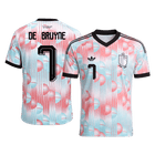 DE BRUYNE #7 Belgium Fora Copa do Mundo Camisa 2026