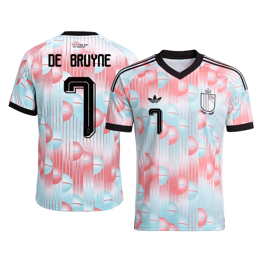 DE BRUYNE #7 Belgium Fora Copa do Mundo Camisa 2026