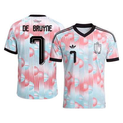 DE BRUYNE #7 Belgium Fora Copa do Mundo Camisa 2026