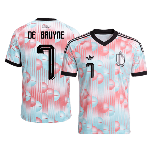 DE BRUYNE #7 Belgium Fora Copa do Mundo Camisa 2026