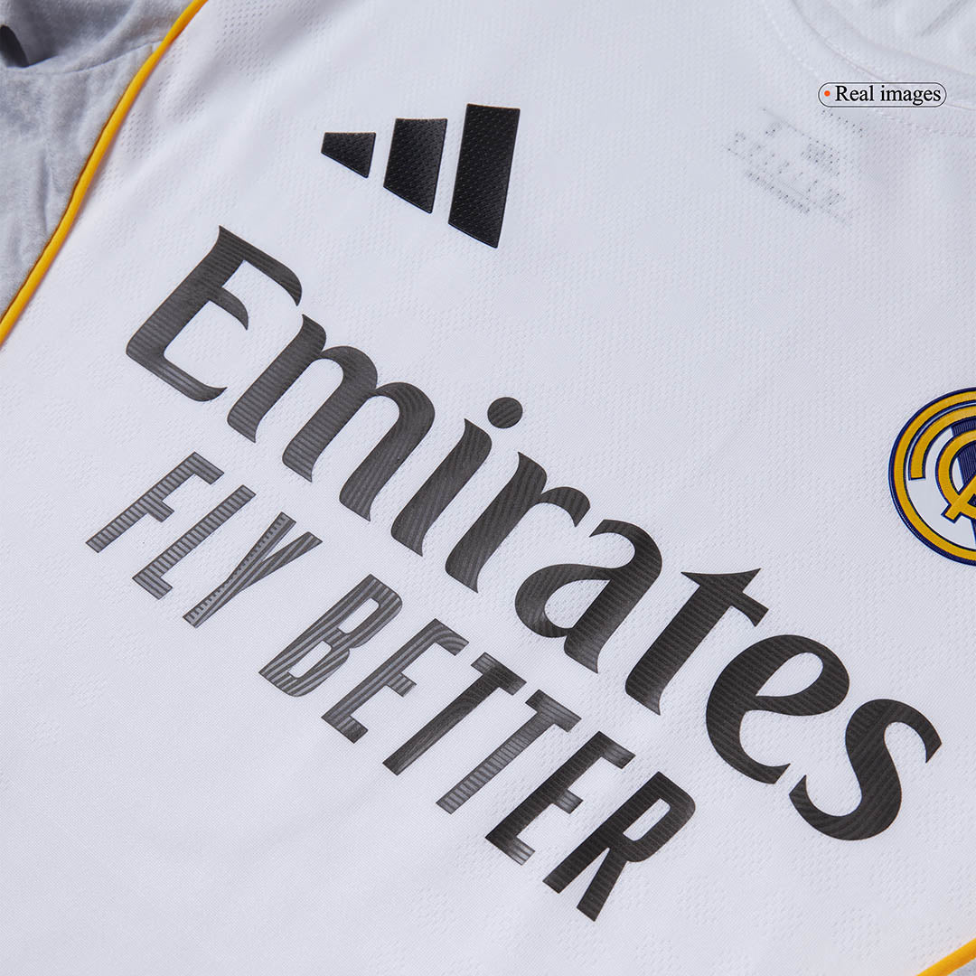 Autêntico MBAPPÉ #10 Real Madrid Casa Futebol Camisas 2025/26 Branco