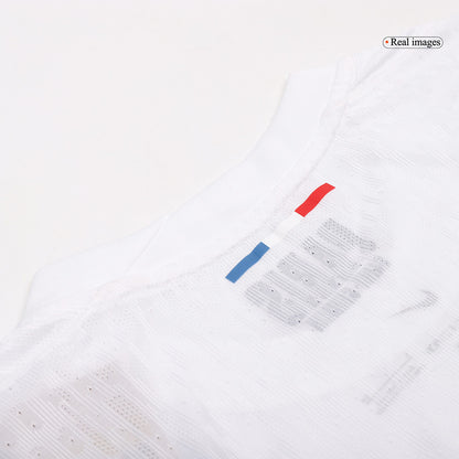 Jogador HAKIMI #2 PSG Fora Futebol Camisas 2025/26 Branco