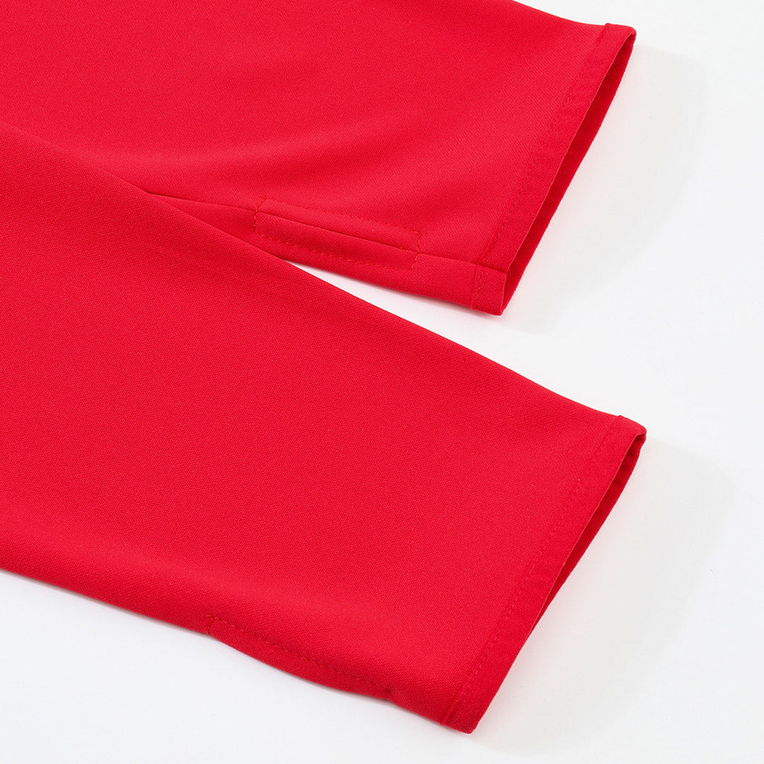 Arsenal Zíper Moletom Conjunto (Top+Calças) 2025/26 Vermelho