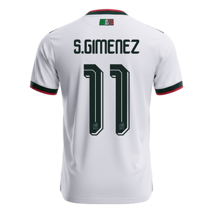 S.GIMENEZ #11 Mexico Fora Copa do Mundo Camisa 2026 Branco