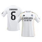 【Super Qualidade】CAMAVINGA #6 Real Madrid
 Casa Futebol Camisa 2025/26 Branco