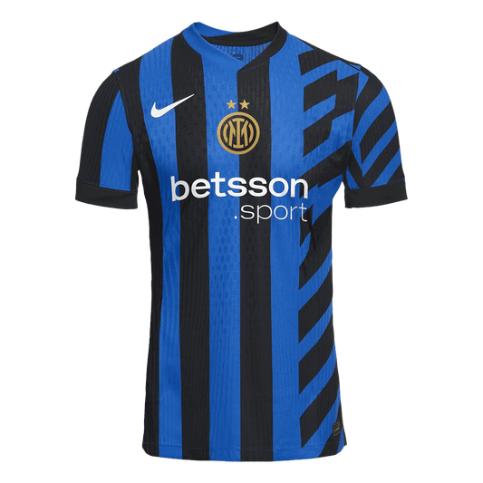 Camisola de futebol autêntica Inter de Mil?o Home Shirt 2024/25