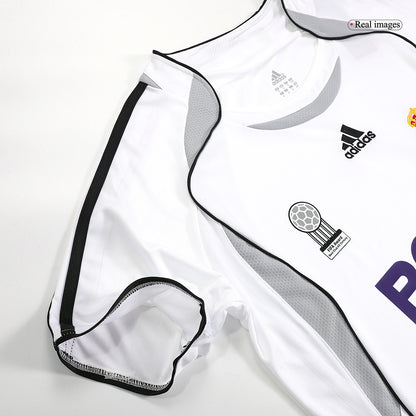 Camisola de futebol retro Real Madrid SERGIO RAMOS #4 2006/07