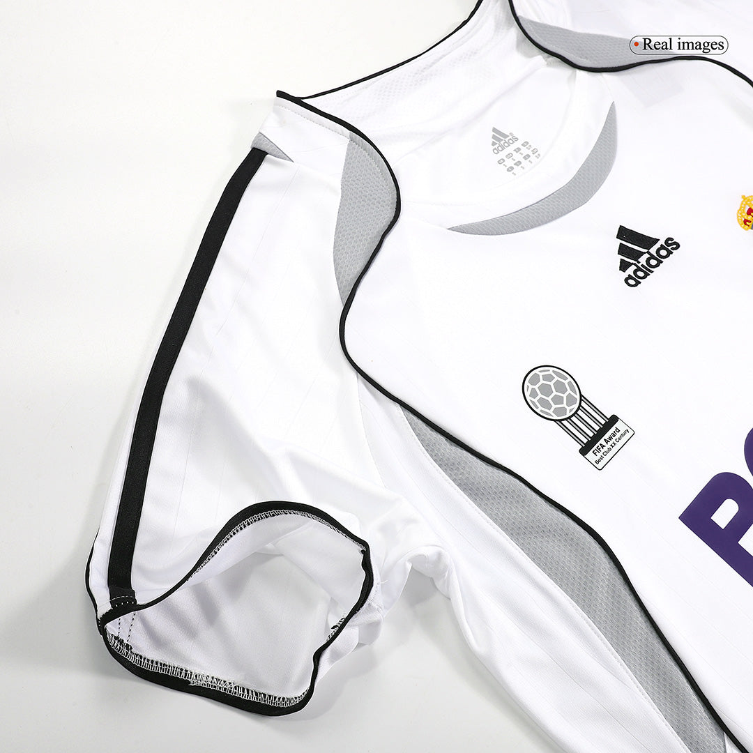 Retrô Real Madrid Casa Camisa 2006/07 Branco