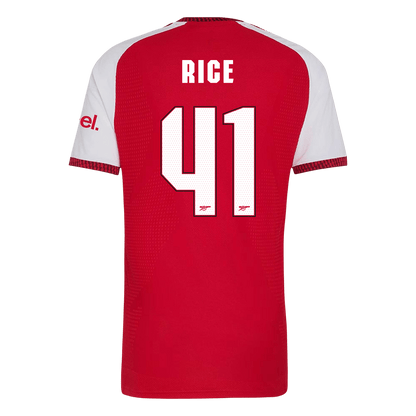 Versão do Jogador RICE #41 Arsenal Casa Futebol Camisas 2026/27 Vermelho - UCL