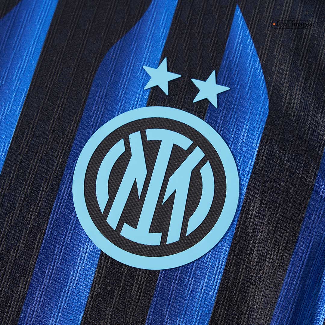Autêntico THURAM #9 Inter Milan Casa Futebol Camisas 2025/26