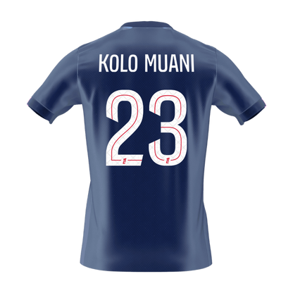 【Super Qualidade】KOLO MUANI #23 PSG
 Casa Futebol Camisa 2025/26 Marinha