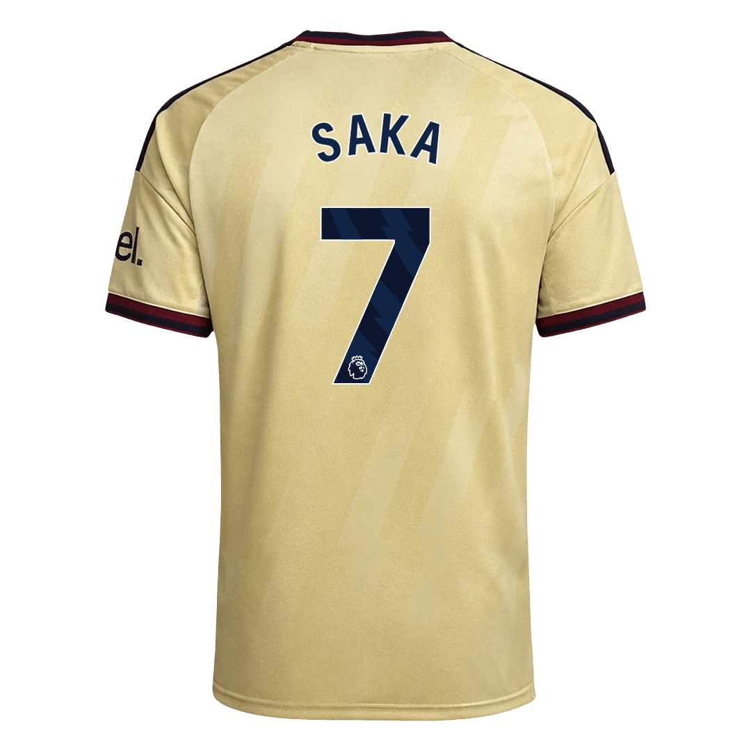 Versão do Jogador SAKA #7 Arsenal Terceira Futebol Camisas 2026/27 Amarelo