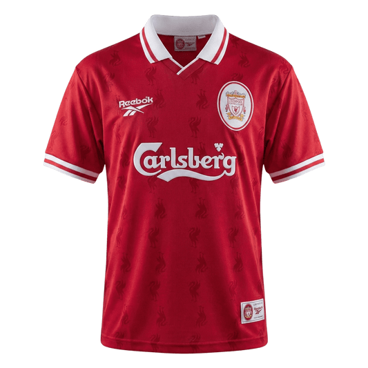 Retrô Liverpool Casa Camisa 1996/97 Vermelho