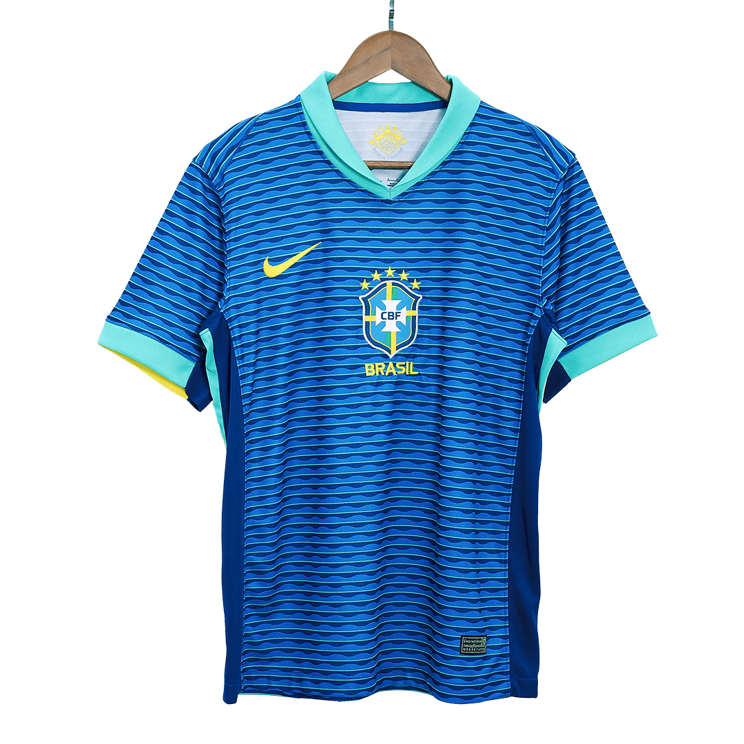 Camisola de futebol do Brasil fora de casa personalizada 2024