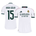 Versão do Jogador ARDA GÜLER #15 Real Madrid Casa Futebol Camisas 2026/27 Branco