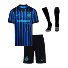 Inter Milan Infantil Casa Conjunto (Camisa + Calção + Meias) 2025/26