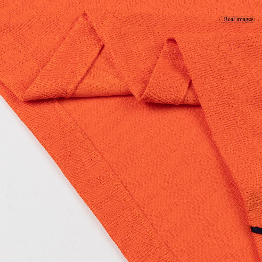 Versão do Jogador F.DE JONG #21 Netherlands Casa Copa do Mundo Futebol Camisas 2026 Laranja