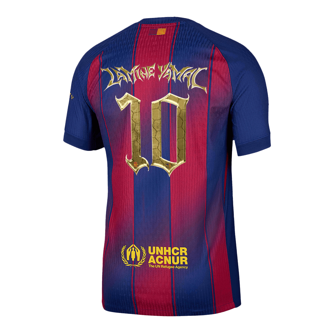 【Kopa Trophy Edition】Jogador LAMINE YAMAL #10 Barcelona Casa Futebol Camisas 2025/26