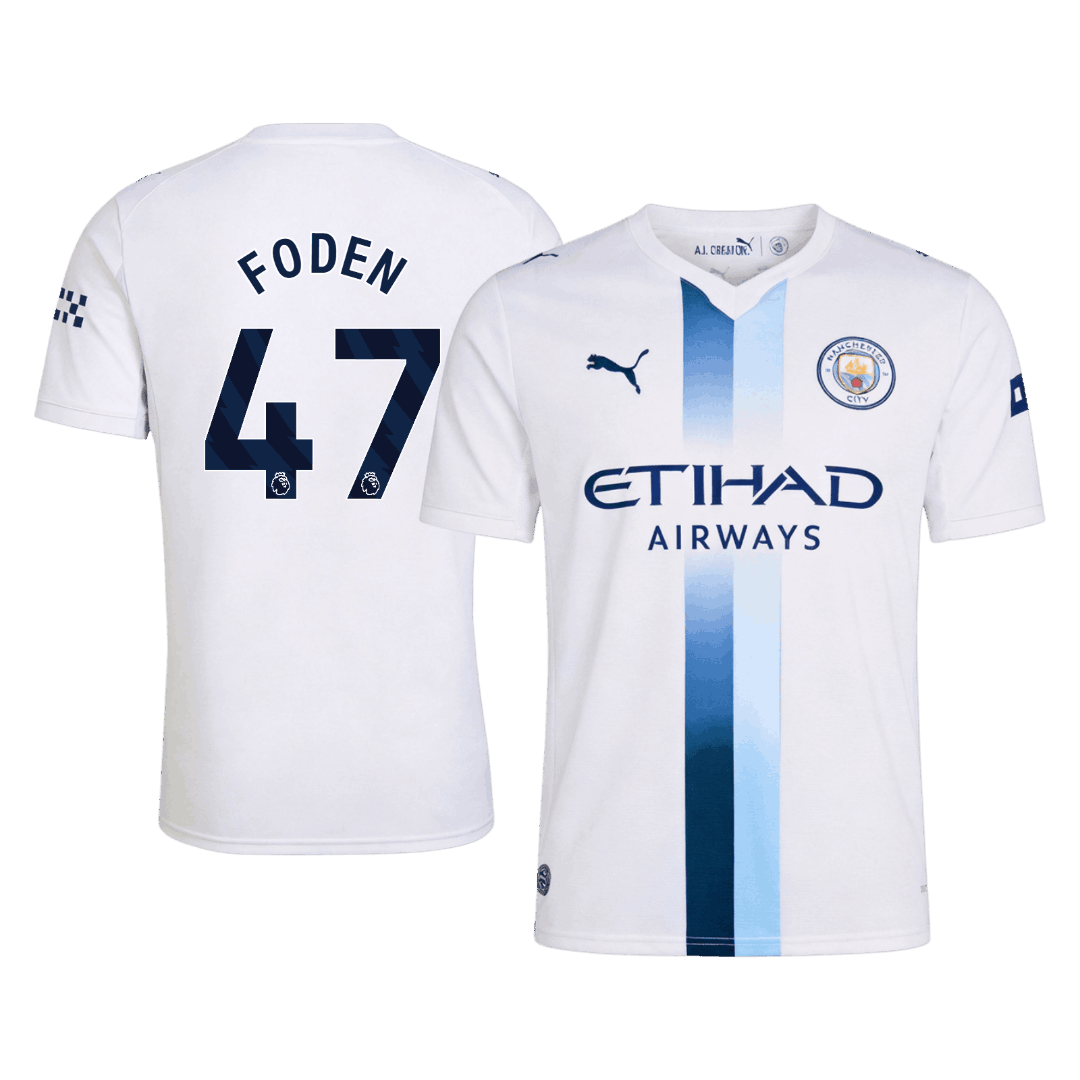 FODEN #47 Manchester City Terceira Camisa 2026/27 Branco