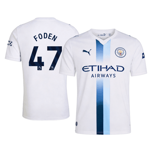 FODEN #47 Manchester City Terceira Camisa 2026/27 Branco