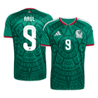 Raúl #9 Mexico Casa Camisa 2026 Verde