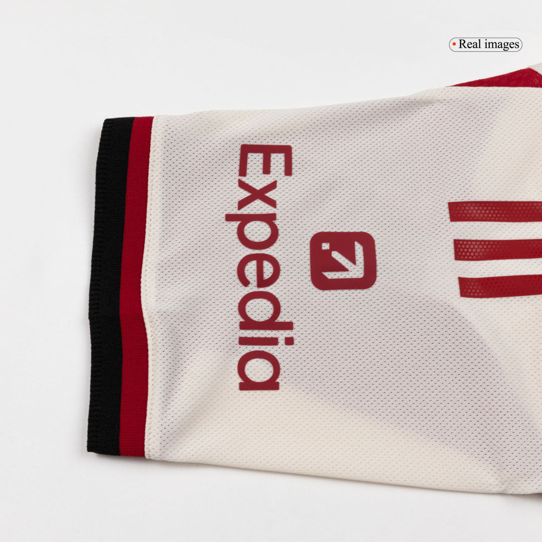 Autêntico ISAK ##9 Liverpool Fora Futebol Camisas 2025/26 Branco