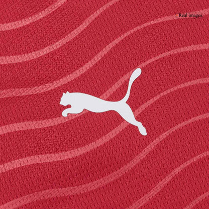 RONALDO #7 Portugal Infantil Casa Copa do Mundo Conjunto(Camisa+Calção) 2026 Vermelho