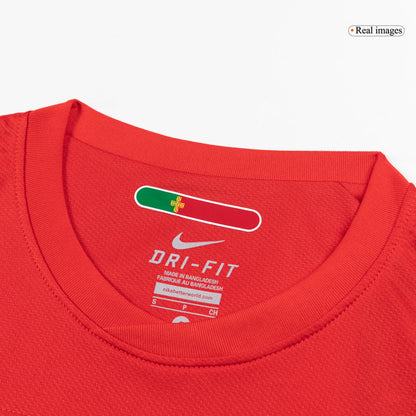 Retrô Portugal Casa Camisa 2010 Vermelho