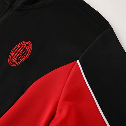 AC Milan Treino Jaqueta Conjunto (Jaqueta + Calças) 2025/26 Preto