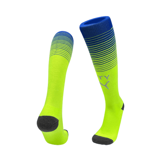 Infantil Manchester City Terceira Meias 2025/26 Verde