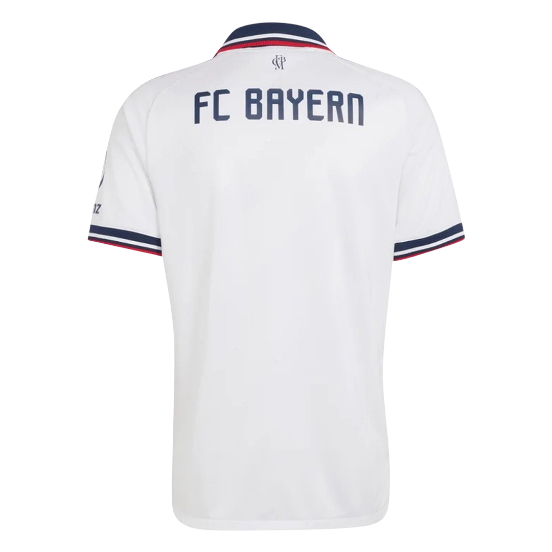 Versão do Jogador Bayern Munich Fora Futebol Camisas 2026/27 Branco